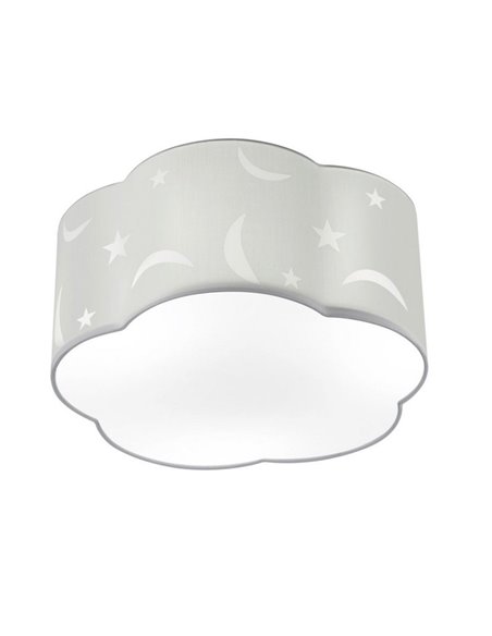 Plafón Infantil Grande Moony Blanco