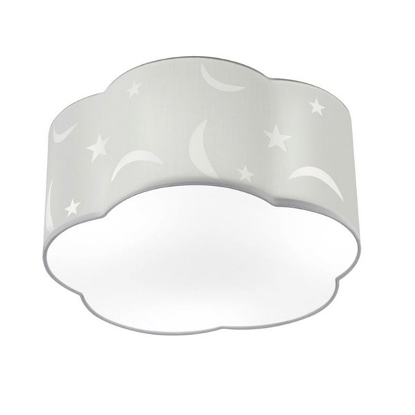 Candeeiro de teto Infantil Grande Moony Branco