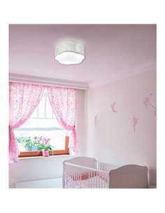 Plafón Infantil Grande Moony Blanco 2