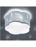 Plafón Infantil Azul Estrellas Moony