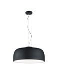 Lampe suspendue au plafond noire