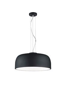 Lampe suspendue au plafond noire