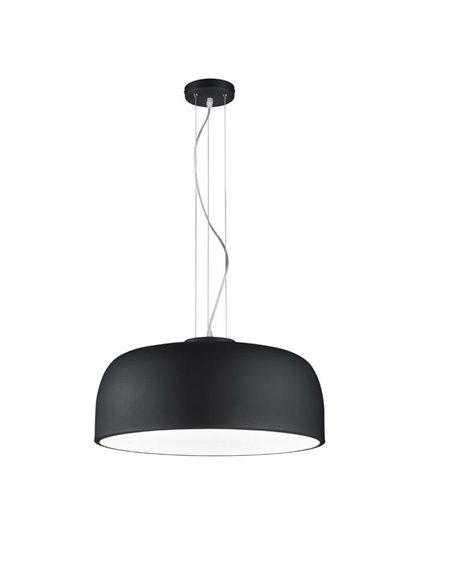Lampe suspendue au plafond noire