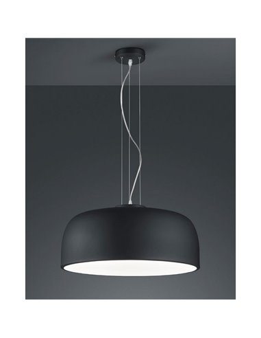 Lampe suspendue au plafond noire