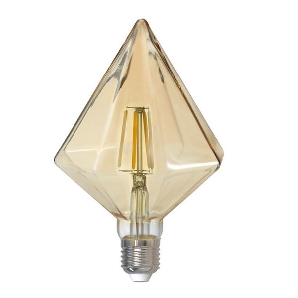 Bombilla LED Vintage E27 Diamante Gold