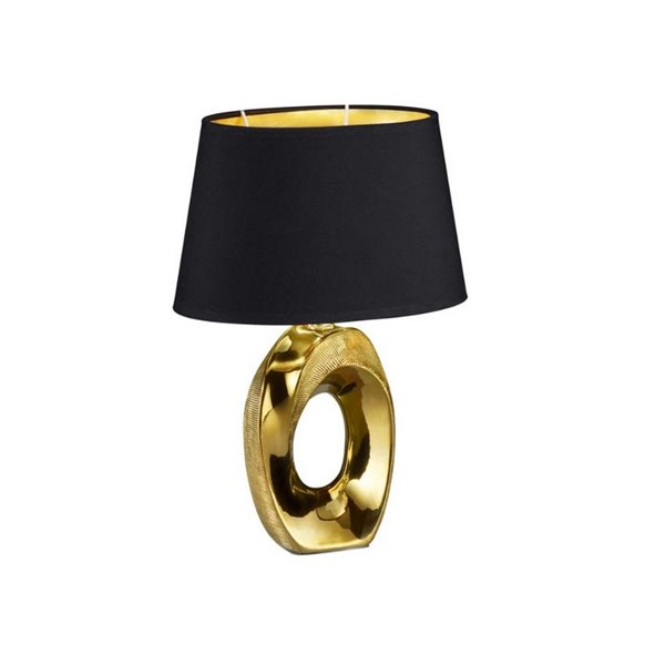 Lampe à poser Moderne Or et Noir Taba