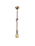 Lámpara de Techo Soga Bronce Viejo Rope