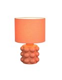 Lampe de table en céramique KATE, 30 cm, ampoule non incluse, 1 x E14, max. 40 W, orange