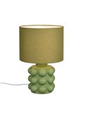 Lámpara de mesa cerámica KATE 30cm bombilla excl. 1x E14 max. 40W Verde