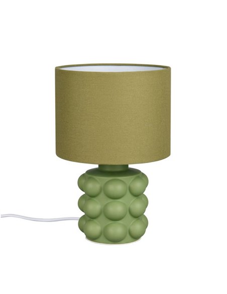 Lámpara de mesa cerámica KATE 30cm bombilla excl. 1x E14 max. 40W Verde