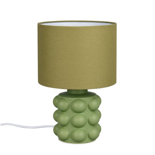 Lámpara de mesa cerámica KATE 30cm bombilla excl. 1x E14 max. 40W Verde