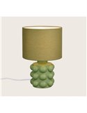 Lámpara de mesa cerámica KATE 30cm bombilla excl. 1x E14 max. 40W Verde