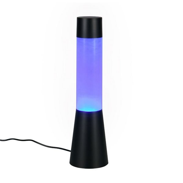 Candeeiro de mesa moderno CIRRUS RGB LED, recarregável USB-C + pilhas, preto