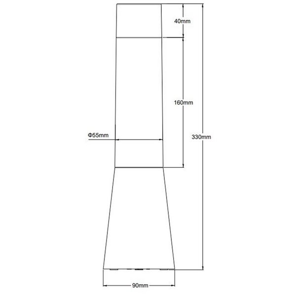 Lámpara LED de mesa moderna CIRRUS RGB recargable USB-C + pilas Negro