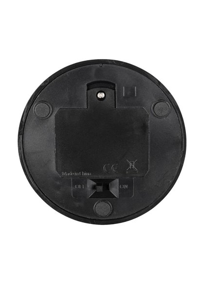 Candeeiro de mesa moderno CIRRUS RGB LED, recarregável USB-C + pilhas, preto