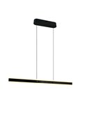 Lámpara LED de techo ARCOLA 35W 4100lm, regulable DIP SWITCH 2300+3000+4000K IP20 Negro