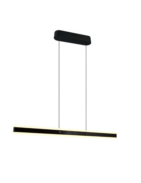 Lámpara LED de techo ARCOLA 35W 4100lm, regulable DIP SWITCH 2300+3000+4000K IP20 Negro