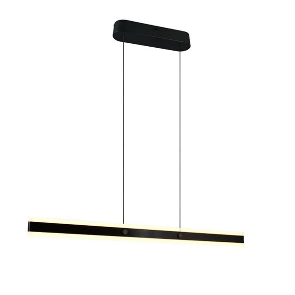 Luminária de teto LED ARCOLA 35W 4100lm, interruptor DIP regulável 2300+3000+4000K IP20 preta