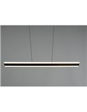 Lámpara LED de techo ARCOLA 35W 4100lm, regulable DIP SWITCH 2300+3000+4000K IP20 Negro