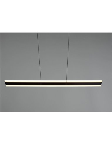 Luminária de teto LED ARCOLA 35W 4100lm, interruptor DIP regulável 2300+3000+4000K IP20 preta