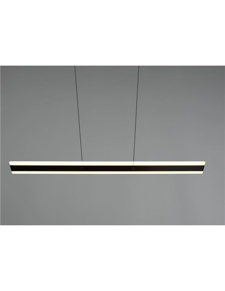 Plafonnier LED ARCOLA 35 W 4 100 lm, variateur DIP Switch 2 300 + 3 000 + 4 000 K IP20 Noir