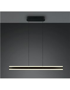 Plafonnier LED ARCOLA 35 W 4 100 lm, variateur DIP Switch 2 300 + 3 000 + 4 000 K IP20 Noir 2