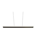 Lámpara LED de techo ARCOLA 35W 4100lm, regulable DIP SWITCH 2300+3000+4000K IP20 Negro