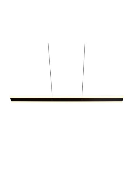 Lámpara LED de techo ARCOLA 35W 4100lm, regulable DIP SWITCH 2300+3000+4000K IP20 Negro
