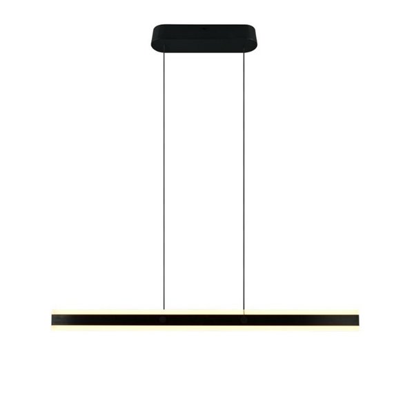 Luminária de teto LED ARCOLA 35W 4100lm, interruptor DIP regulável 2300+3000+4000K IP20 preta