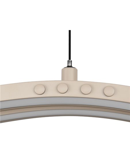 Lámpara de techo LED SPIDER con motor de elevación automática 46W 4650lm 2700-6500K Beige 