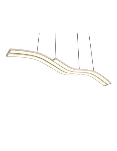 Luminária de teto LED Spider com motor de elevação automática 46W 4650lm 2700-6500K bege