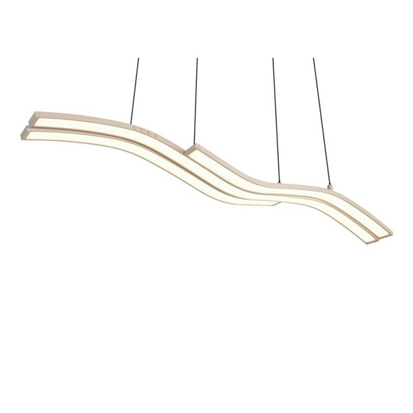 Plafonnier LED Spider avec moteur à levage automatique 46 W 4 650 lm 2 700-6 500 K Beige