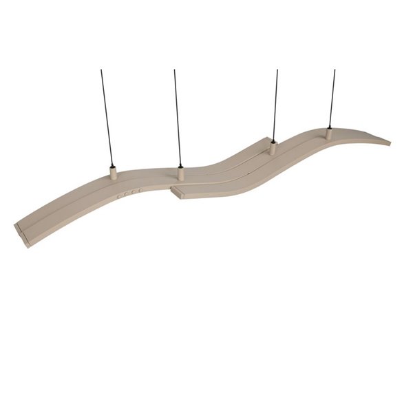 Lámpara de techo LED SPIDER con motor de elevación automática 46W 4650lm 2700-6500K Beige 