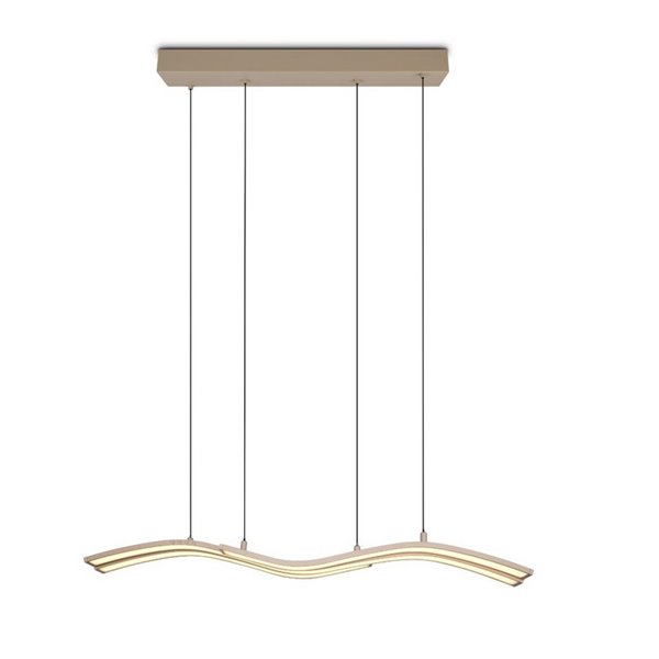 Luminária de teto LED Spider com motor de elevação automática 46W 4650lm 2700-6500K bege