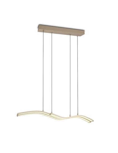Plafonnier LED Spider avec moteur à levage automatique 46 W 4 650 lm 2 700-6 500 K Beige