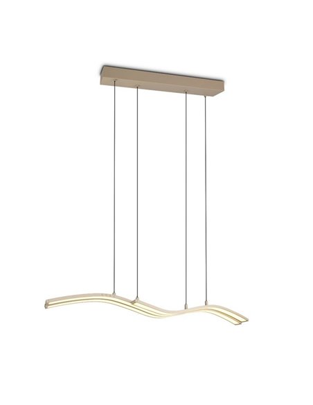 Luminária de teto LED Spider com motor de elevação automática 46W 4650lm 2700-6500K bege