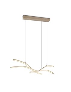 Luminária de teto LED Spider com motor de elevação automática 46W 4650lm 2700-6500K bege