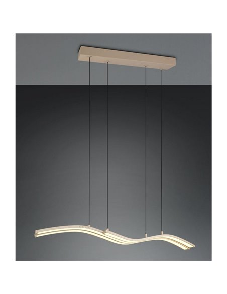 Plafonnier LED Spider avec moteur à levage automatique 46 W 4 650 lm 2 700-6 500 K Beige