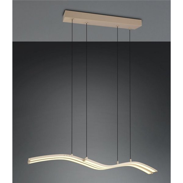 Luminária de teto LED Spider com motor de elevação automática 46W 4650lm 2700-6500K bege