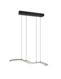 Lámpara de techo LED SPIDER con memoria y luz nocturna 46W 4650lm 2700-6500K Negro 