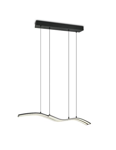 Lámpara de techo LED SPIDER con memoria y luz nocturna 46W 4650lm 2700-6500K Negro 