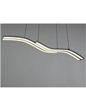 Lámpara de techo LED SPIDER con memoria y luz nocturna 46W 4650lm 2700-6500K Negro 