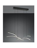 Lámpara de techo LED SPIDER con memoria y luz nocturna 46W 4650lm 2700-6500K Negro 