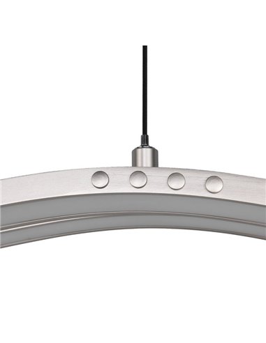 Lámpara de techo LED SPIDER 46W 4650lm regulable 2700-6500K Níquel mate 