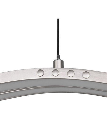 Lámpara de techo LED SPIDER 46W 4650lm regulable 2700-6500K Níquel mate 