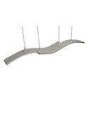 Lámpara de techo LED SPIDER 46W 4650lm regulable 2700-6500K Níquel mate 