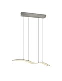 Lámpara de techo LED SPIDER 46W 4650lm regulable 2700-6500K Níquel mate 