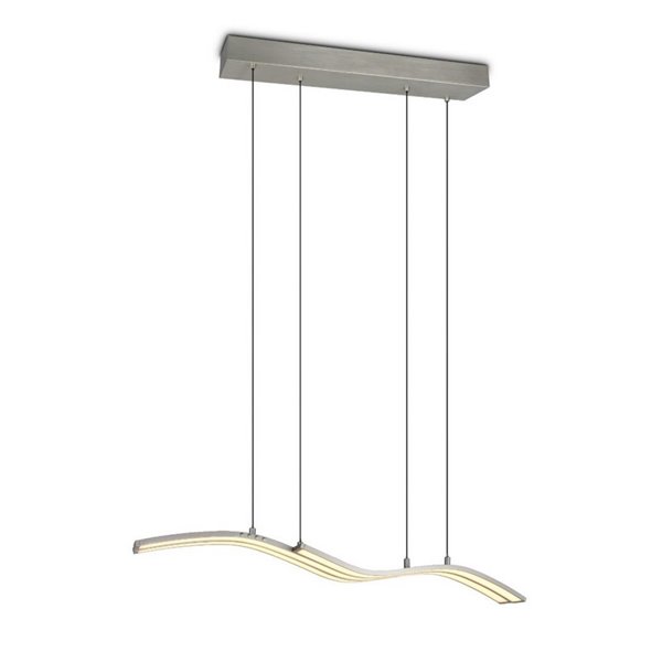 Luminária de teto LED Spider 46W 4650lm regulável 2700-6500K níquel fosco