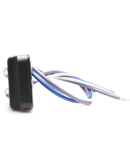 Piloto LED trasero doble linea Niebla y Marcha Atrás W296 serie 2449 12/24V universal R10 AR F1 | cable 24 cm