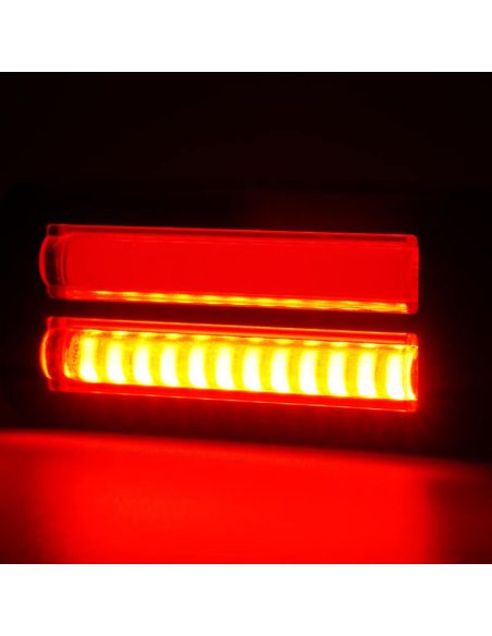 Feu arrière à LED W296 série 2449, double feu antibrouillard et feu de recul, 12/24 V, universel, R10 AR F1 | Câble de 24 cm
